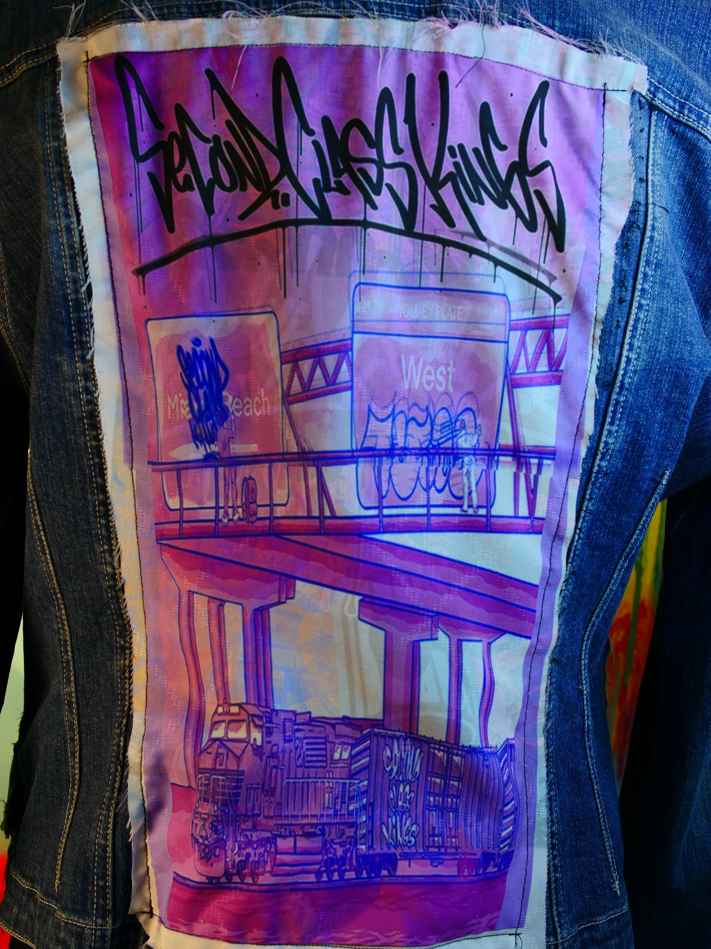 Tesoe graffiti jacket