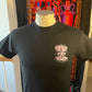 "Graffiti for Good" shirt screen printed by at risk youth