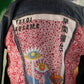 Yayoi kusama with rose border jacket