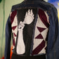 Zeta jacket with hand quilted patches