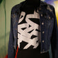 Zeta jacket with hand quilted patches