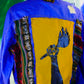 Zeta jacket with Bolivian fabric