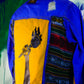 Zeta jacket with Bolivian fabric