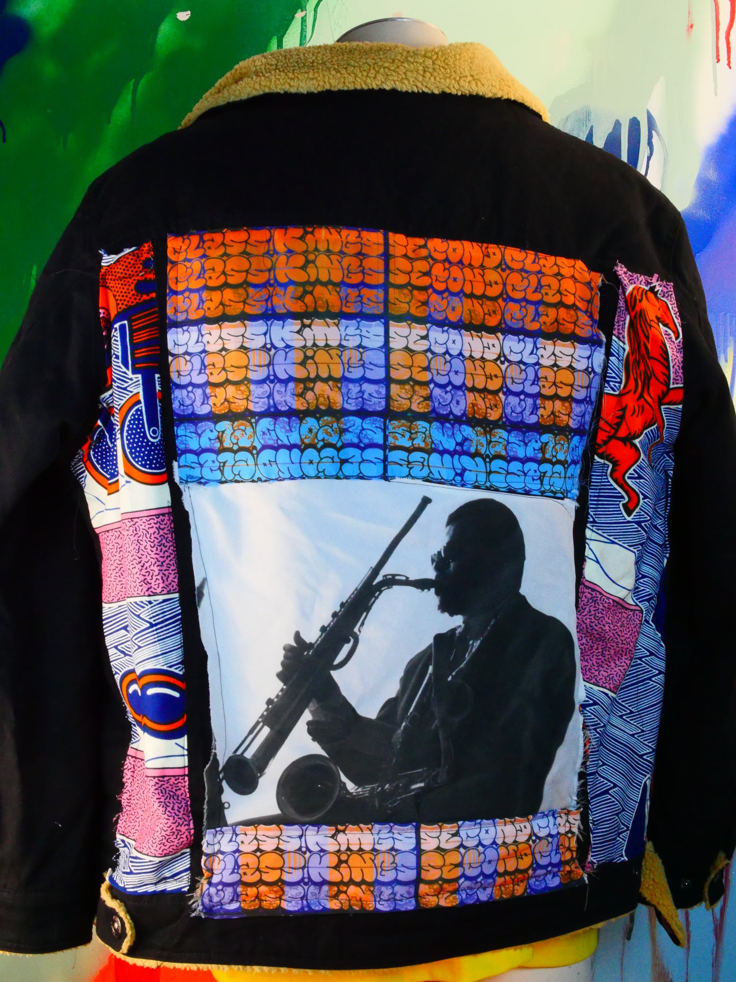Roland Kirk Tribute Customized Denim Jacket