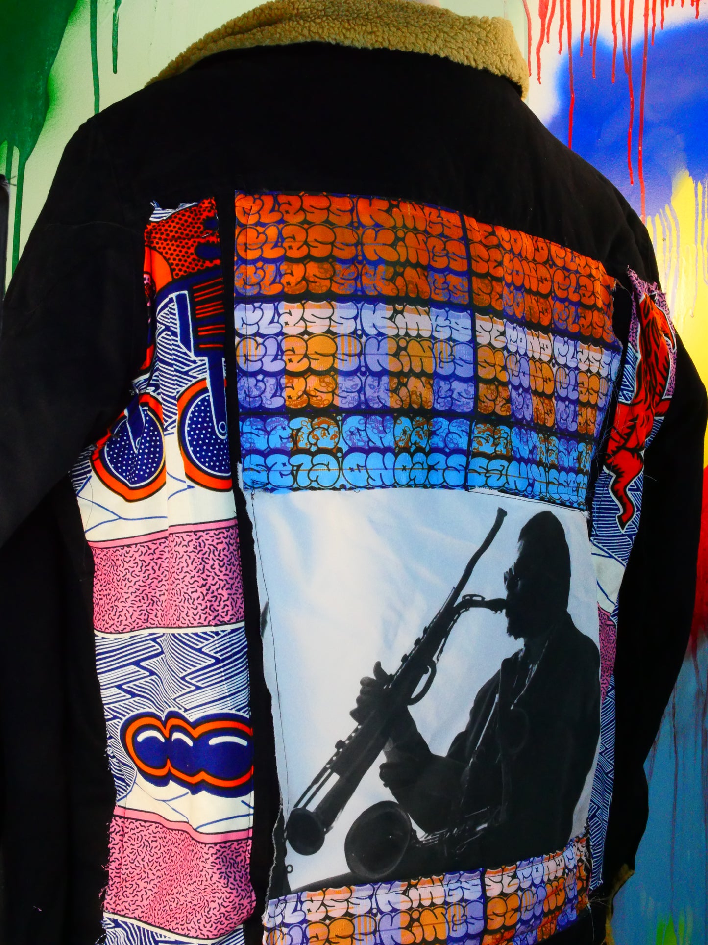 Roland Kirk Tribute Customized Denim Jacket