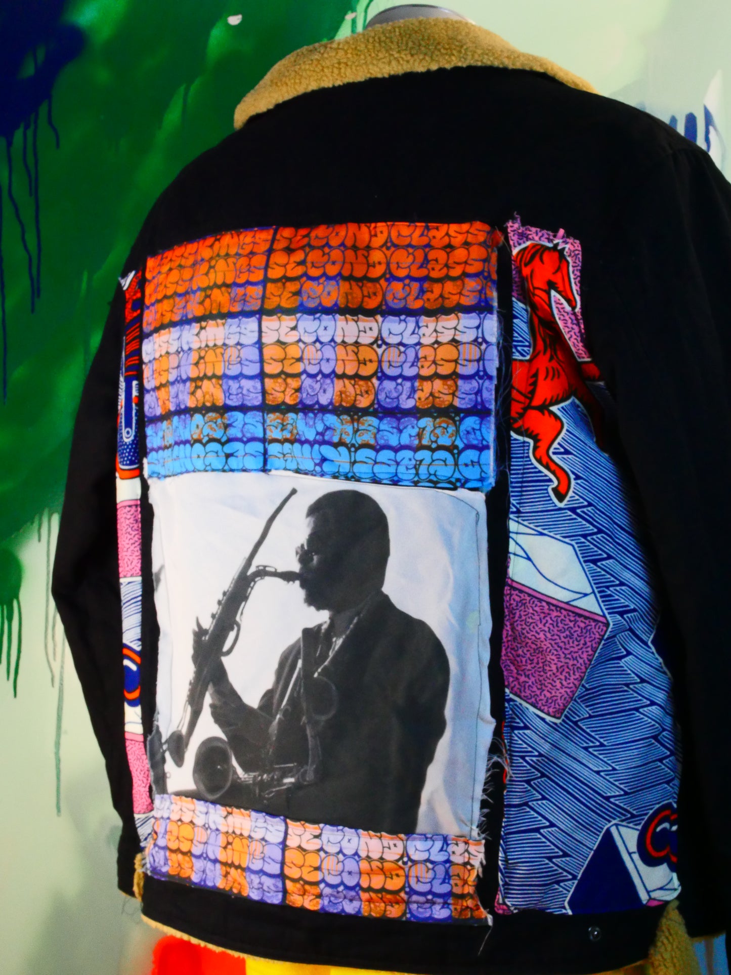 Roland Kirk Tribute Customized Denim Jacket