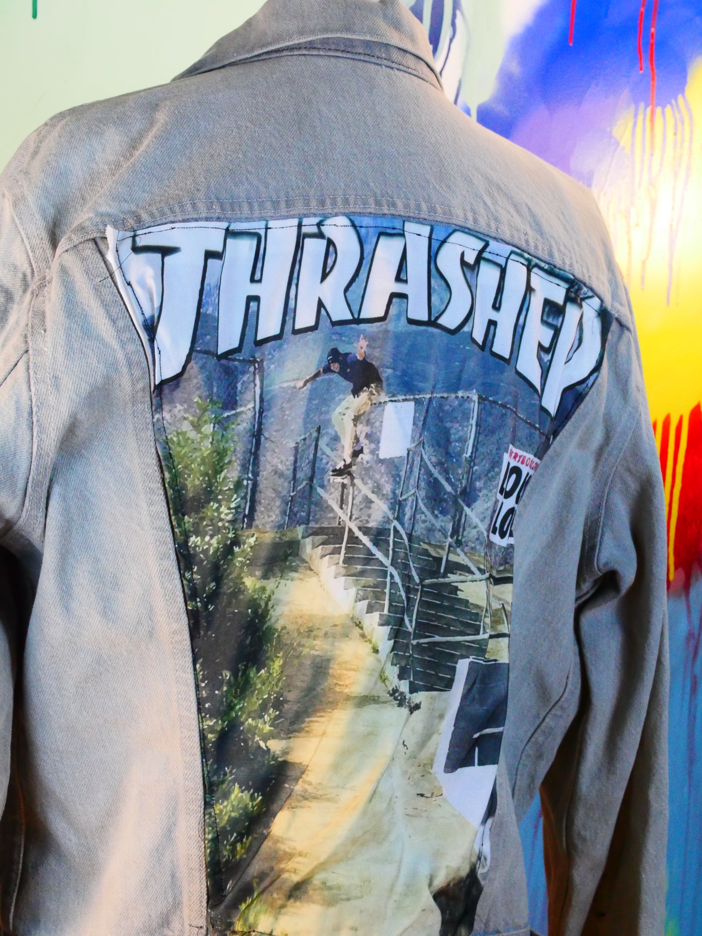Louie Lopez Thrasher Cover Tribute Denim Jacket