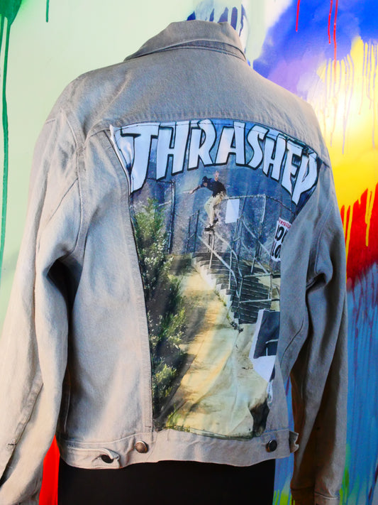 Louie Lopez Thrasher Cover Tribute Denim Jacket
