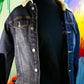 Zeta dragon jacket with Bolivian fabric border