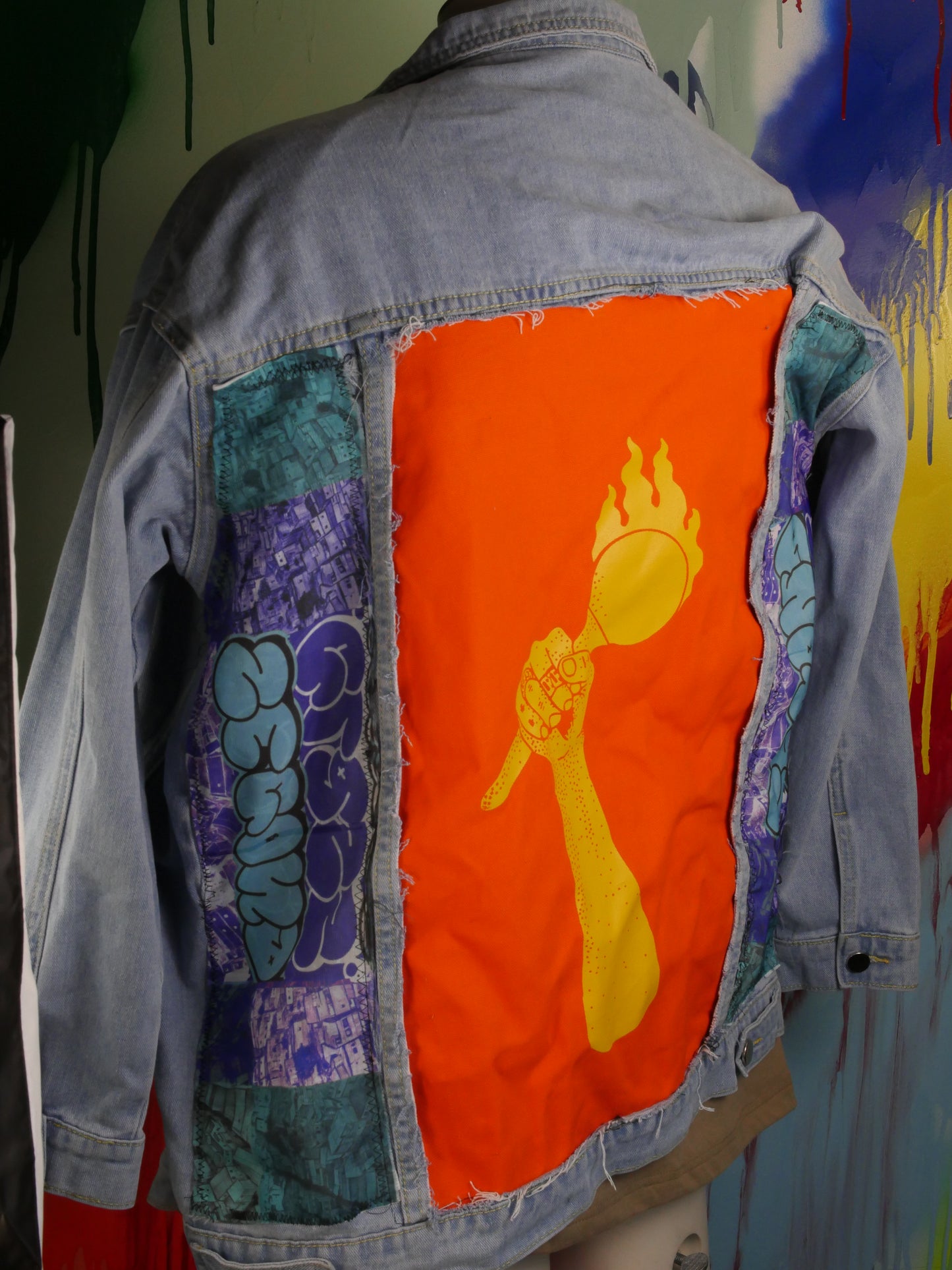 Zeta jacket SCK Patches on side