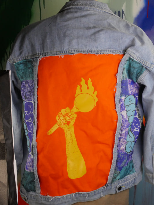 Zeta jacket SCK Patches on side