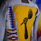 Zeta checkered African jacket