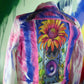 Painted flower speaker jacket