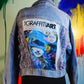 Graffiti jacket with border patches
