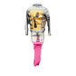 Zeta checkered African jacket