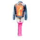 Zeta Fusion Denim Jacket – Latin American Art Meets African Wax Print