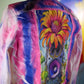 Painted flower speaker jacket